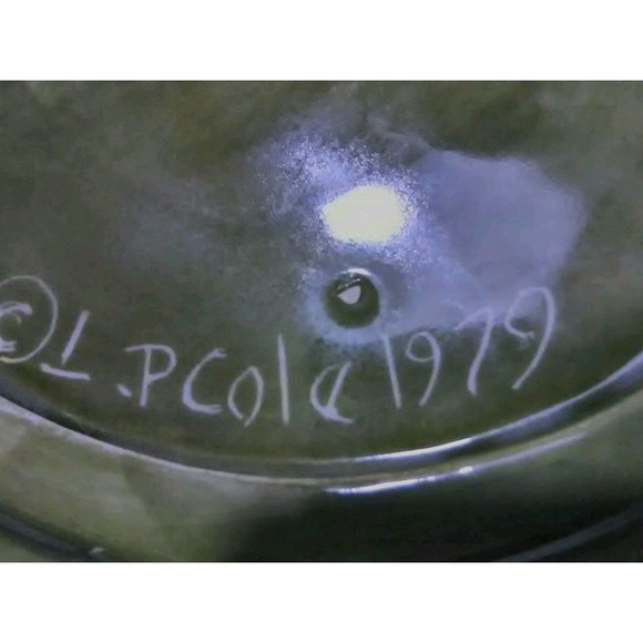 Young Samurai Hand Painted Plate - Vintage 1979 Signed- Artist L.P. Cole - Picture 5 of 15